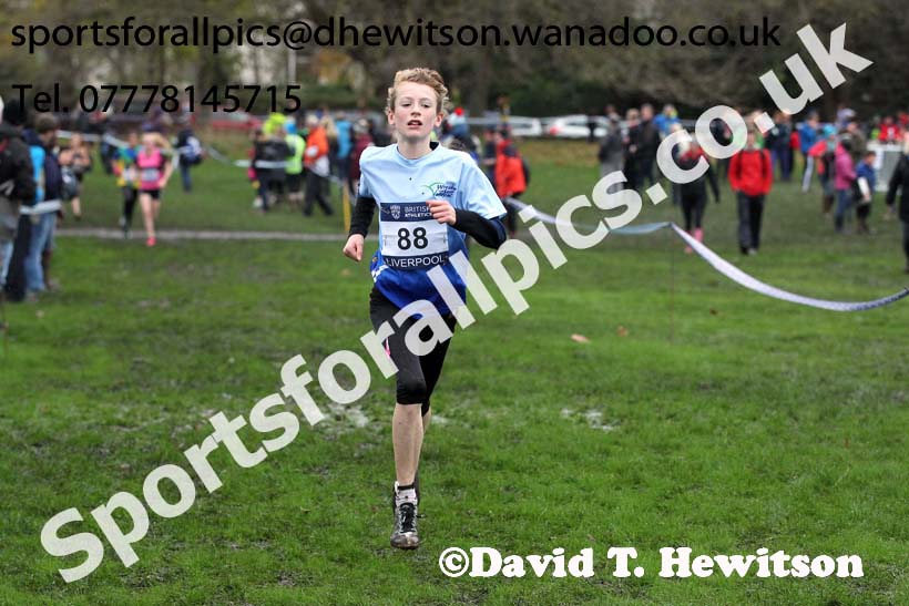 Girls under-13s, British Athletics Liverpool Cross Challenge, Sefton Park, Liverpool. Photo: David T. Hewitson/Sports for All Pics